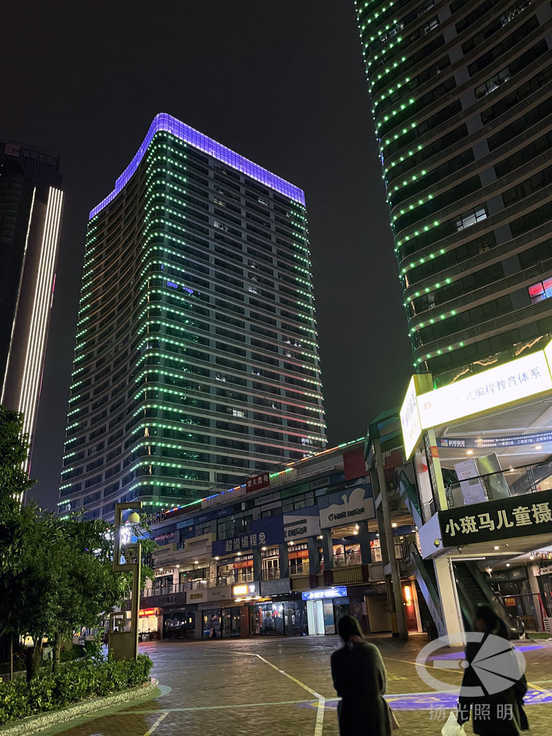 酒店燈光工程夜景圖